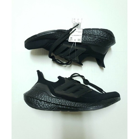 Adidas Ultraboost 21 Triple Black Running Shoes Sneakers FY0306 Mens Size 7.5 main image 5